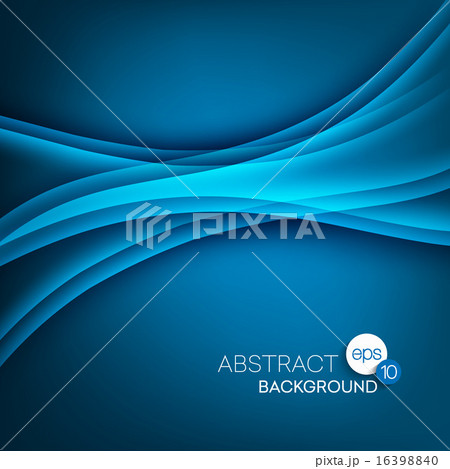 Abstract modern background with blue waves 16398840