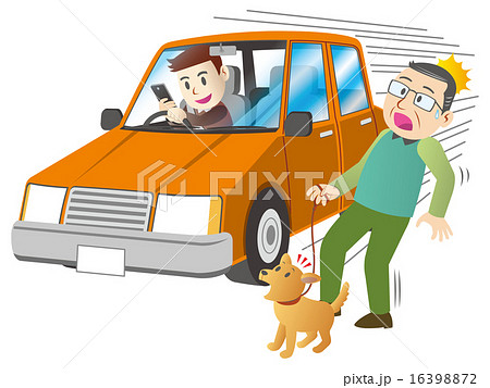 スマホを見ながらの危険運転 スマホを見ながらの危険運転 16398872