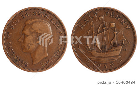 antique coin of great britain 1918 year 16400434