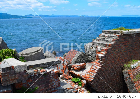 和歌山県　友ヶ島の砲台跡 16404627
