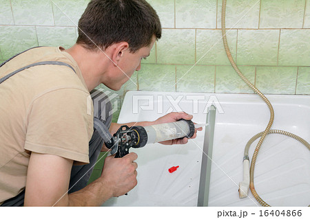 Plumbing, plumber caulking aluminum batten 16404866