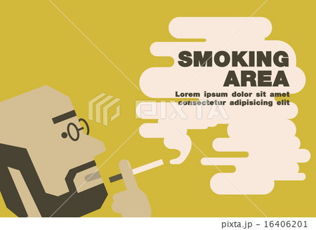 Poster smoking area ,earth tone 16406201