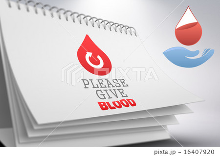 Composite image of blood donation Composite image of blood donation 16407920