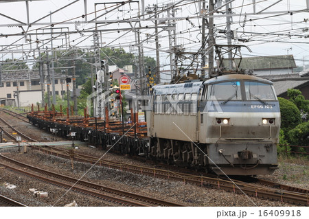 EF66レール運搬列車 16409918