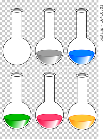 丸底フラスコのイラスト素材