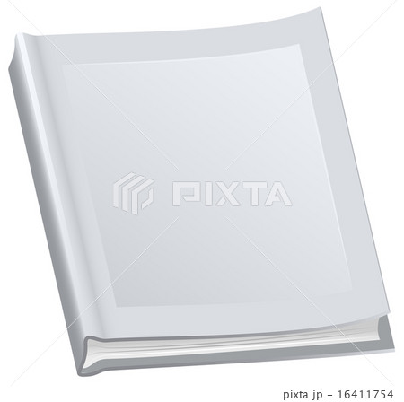 White closed book in paperback White closed book in paperback 16411754