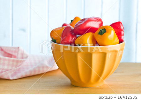 mini peppers in bowl mini peppers in bowl 16412535