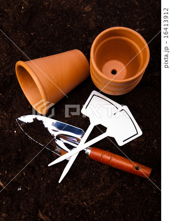 Gardening concept, vivid bright springtime theme Gardening concept, vivid bright springtime theme 16413912