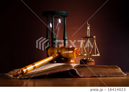 Law and justice concept, legal code and scales Law and justice concept, legal code and scales 16414023