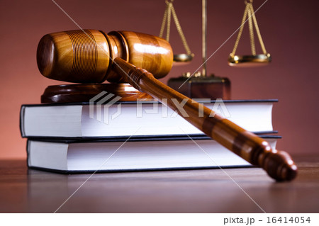 Law and justice concept, legal code and scales 16414054