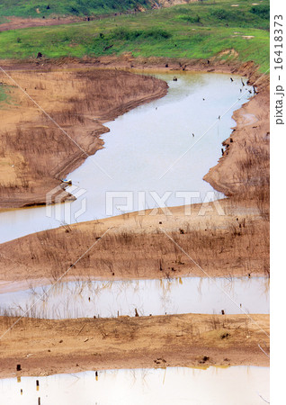 water source exhaustion, drought land water source exhaustion, drought land 16418373