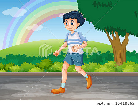 Man running Man running 16418665