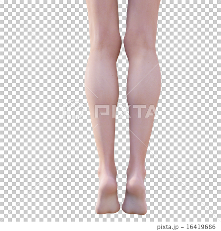 Female bare feet body part perming 3DCG illustration material 16419686