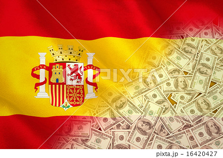 Composite image of pile of dollars 16420427