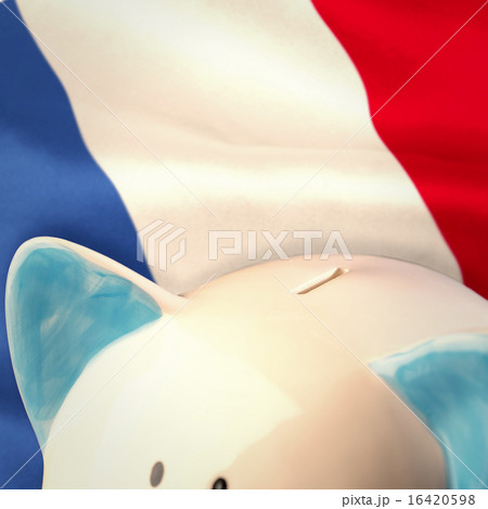 Composite image of piggy bank 16420598