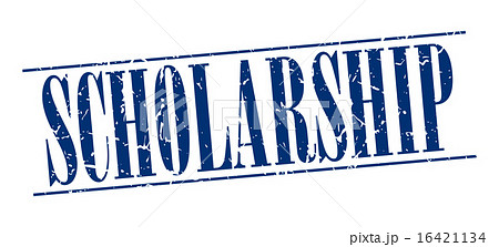 scholarship blue grunge vintage stamp  16421134