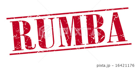 rumba red grunge vintage stamp  16421176