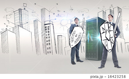 Composite image of corporate army 16423258