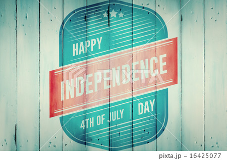 Composite image of independence day graphic Composite image of independence day graphic 16425077