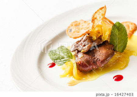 foie gras with sauce foie gras with sauce 16427403