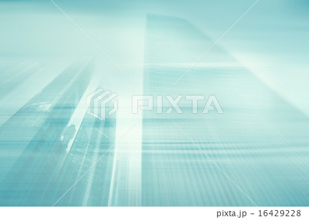blue blurred background skyscrapers city 16429228