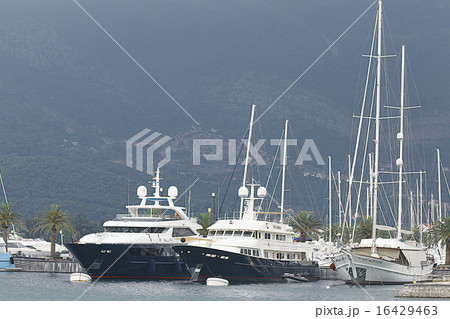 yacht on the sea in the port yacht on the sea in the port 16429463