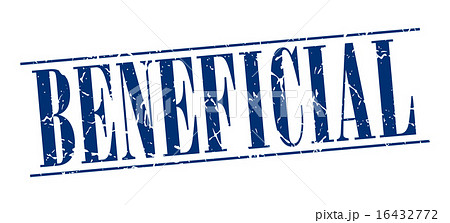 beneficial blue grunge vintage stamp 16432772