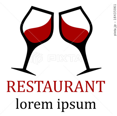 restaurant icon for menu background with two glass restaurant icon for menu background with two glass 16435061