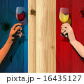 Bastille Day (Board and flag and wine) 16435127