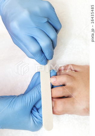process of pedicure at beauty salon process of pedicure at beauty salon 16435485