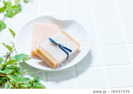 美容イメージ(シェル形ソープディッシュ、石鹸、アイビー) 美容イメージ(シェル形ソープディッシュ、石鹸、アイビー) 16437470