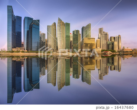 Singapore Skyline and view of Marina Bay Singapore Skyline and view of Marina Bay 16437680