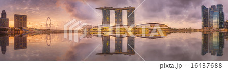 Singapore Skyline and view of Marina Bay Singapore Skyline and view of Marina Bay 16437688