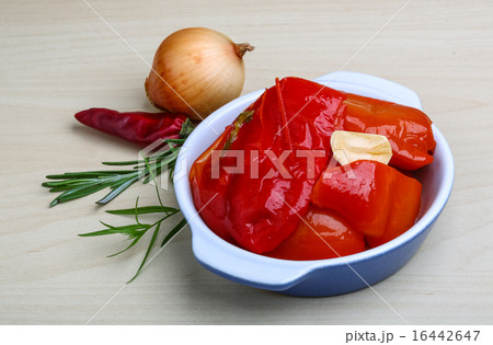 Marinated red pepper Marinated red pepper 16442647