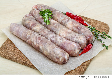 Handmade sausages for grill 16444003