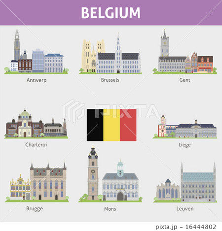 Belgium. Symbols of cities 16444802