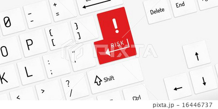 white keyboard with risk key 16446737