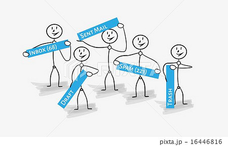 mail box menu items holding in persons hands 16446816