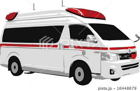 救急車（白バック） 16448679