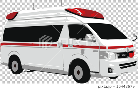 救急車（白バック） 16448679