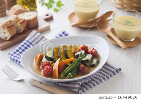 夏野菜の洋風揚げ浸し 夏野菜の洋風揚げ浸し 16449020