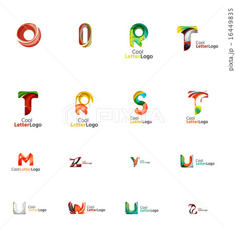 Set of universal company logo ideas, business icon collection 16449835