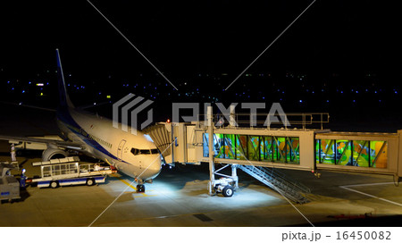 米子空港の夜の到着便 16450082