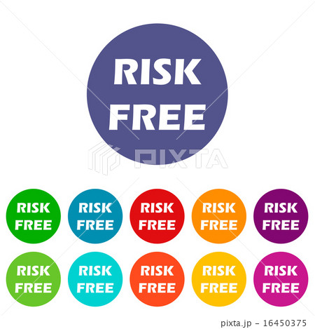 Risk free flat icon 16450375
