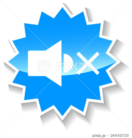 No sound blue icon No sound blue icon 16450720