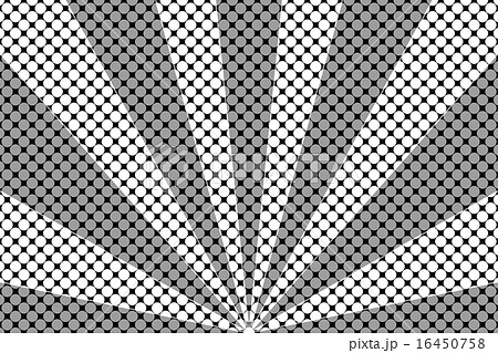 放射状 丸 ドット ディザ 点々 斑点 水玉模様 ポッカドット 背景素材 壁紙 バックグラウンド のイラスト素材