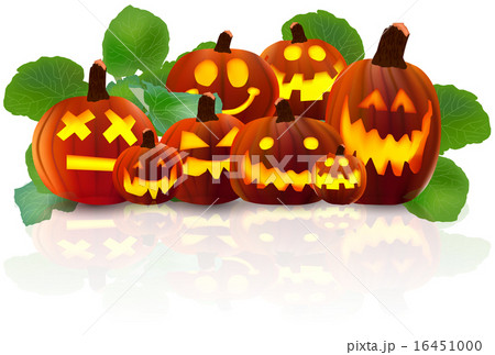 ハロウィン　かぼちゃ　アイコン  16451000