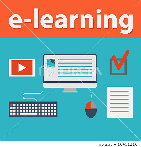 vector flat design illustration concept for online education 16451216