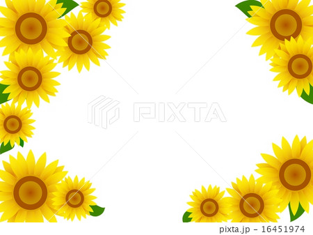 ひまわり空と雲バック ひまわり空と雲バック 16451974