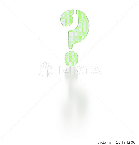 Three-dimensional question mark. 16454206